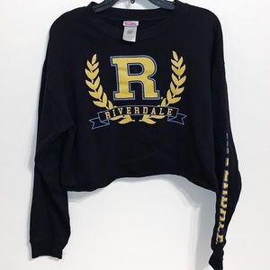 Riverdale Betty and Veronica Cropped Sweatshirt